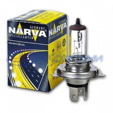 Галогенная Лампа  Н4 12v  60/55w +30% яркости RANGE POWER NARVA